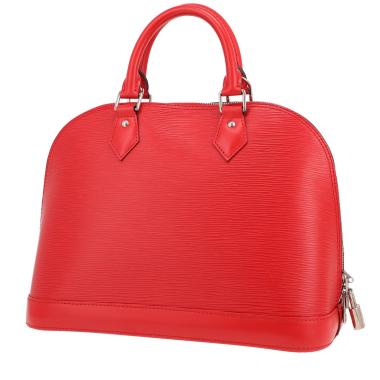 Louis Vuitton  Alma small model  handbag  in red epi leather