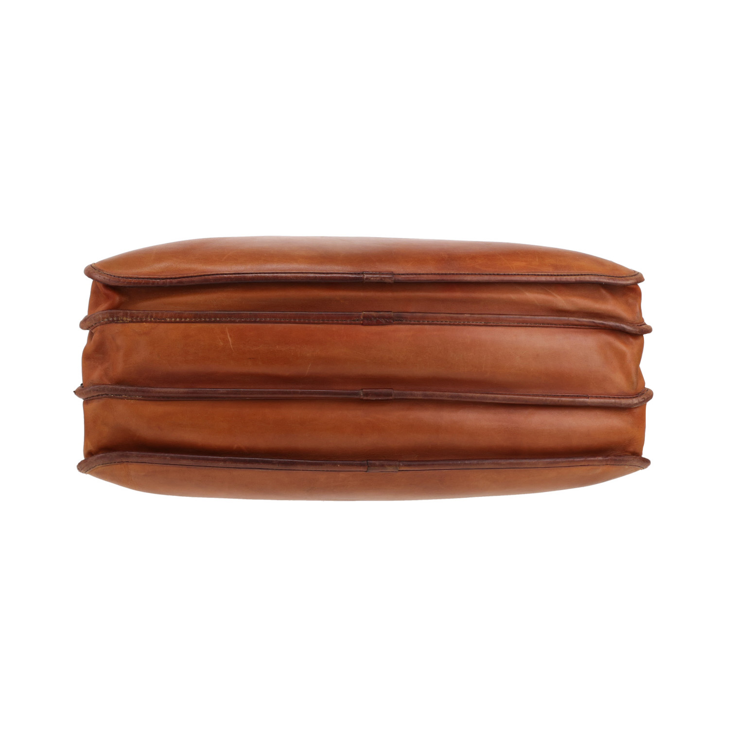 Berluti  Trois nuits briefcase  in brown leather - Detail D1