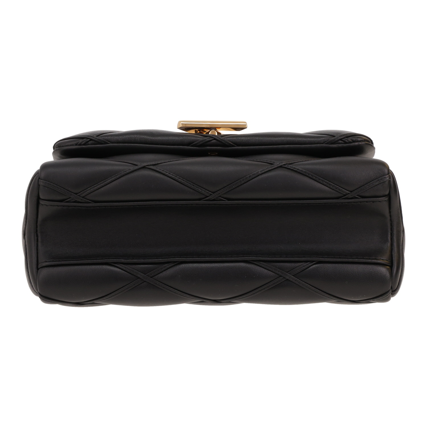 Bolso de mano Louis Vuitton  GO-14 MM en cuero acolchado negro - Detail D1