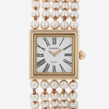 Montre Chanel Mademoiselle en or jaune Vers 1990