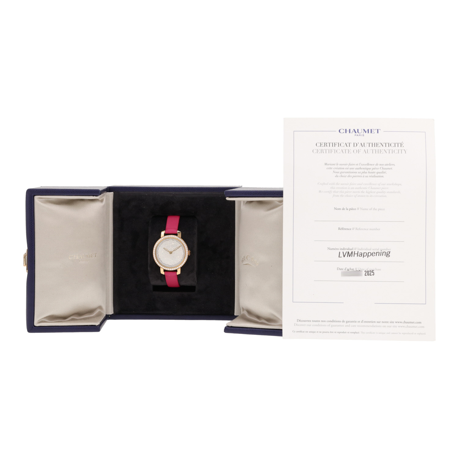 Montre Chaumet Hortensia en or jaune et diamanté Ref: Chaumet - W20020-40B  Vers 2020