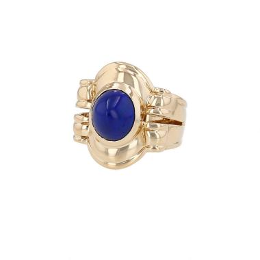 Anello Piaget in oro giallo e lapislazzuli