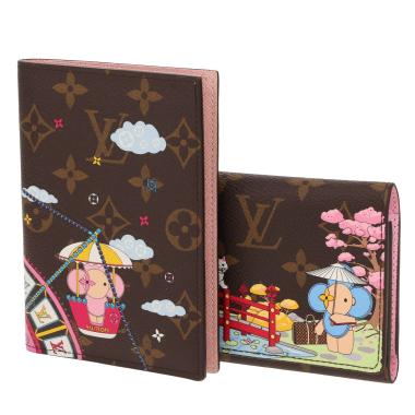 Louis Vuitton  Victorine wallet  in brown monogram canvas