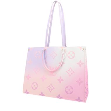 Louis Vuitton Onthego tote bag in multicoloured pink, purple and white Monogram canvas