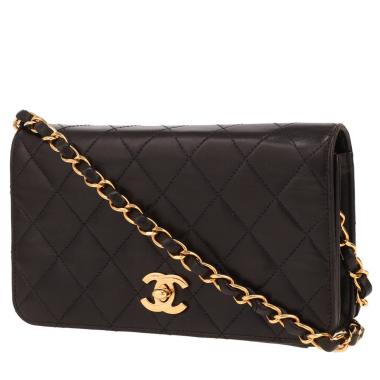 Borsa a tracolla Chanel  Mademoiselle in pelle trapuntata nera