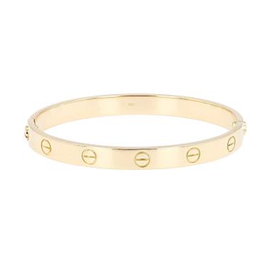 Bracelet jonc années 80 Cartier Love en or jaune