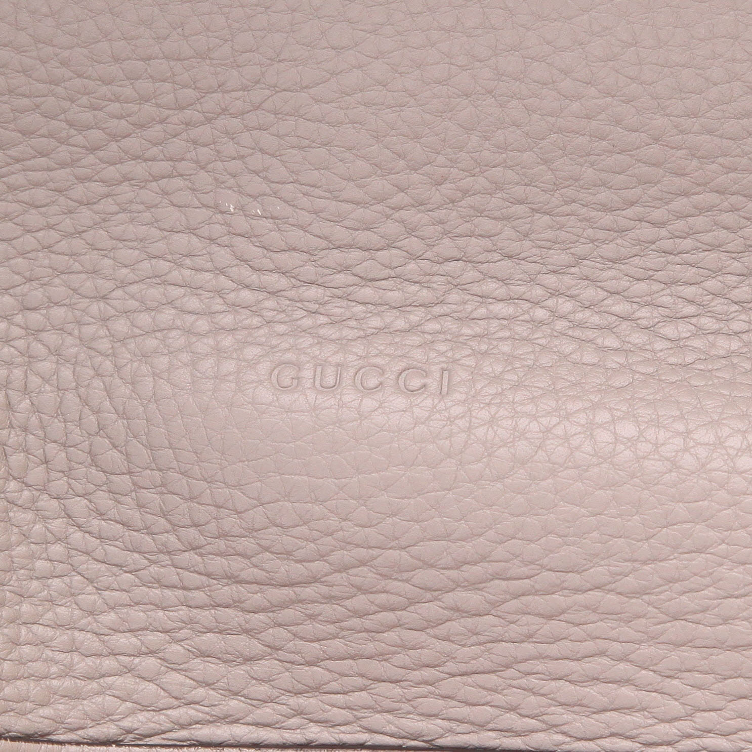 Borsa Gucci  Bamboo Daily in pelle martellata grigia - Detail D2