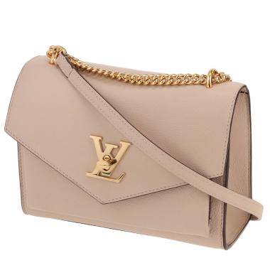 Borsa Louis Vuitton  MyLockme BB in pelle martellata beige