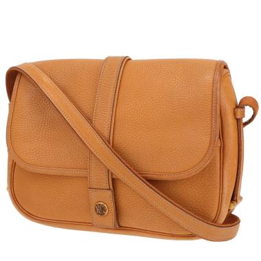 Bolso para llevar al hombro Hermès  Noumea en cuero marrón