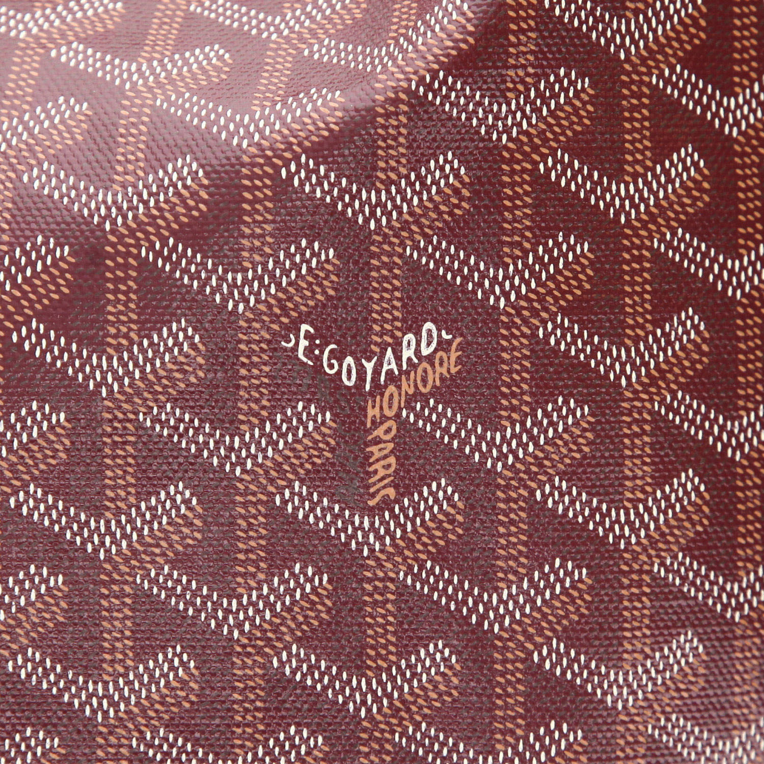 Sac cabas Goyard  Saint-Louis en toile Goyardine violette et cuir violet - Detail D2