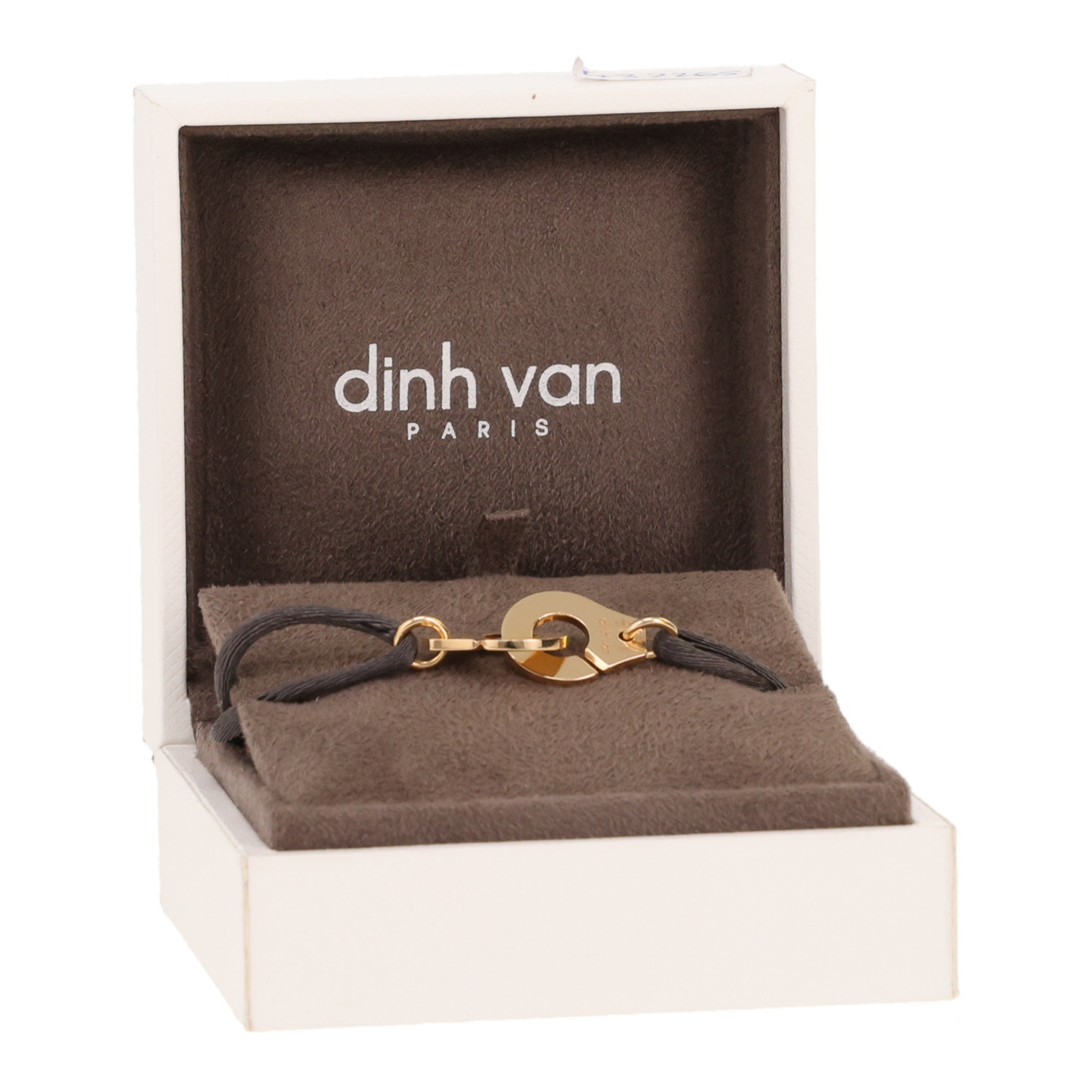 Dinh Van Menottes R12 medium model bracelet in yellow gold