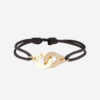 Dinh Van Menottes R12 medium model bracelet in yellow gold