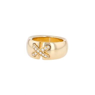 Anello Chaumet Lien in oro giallo e diamanti