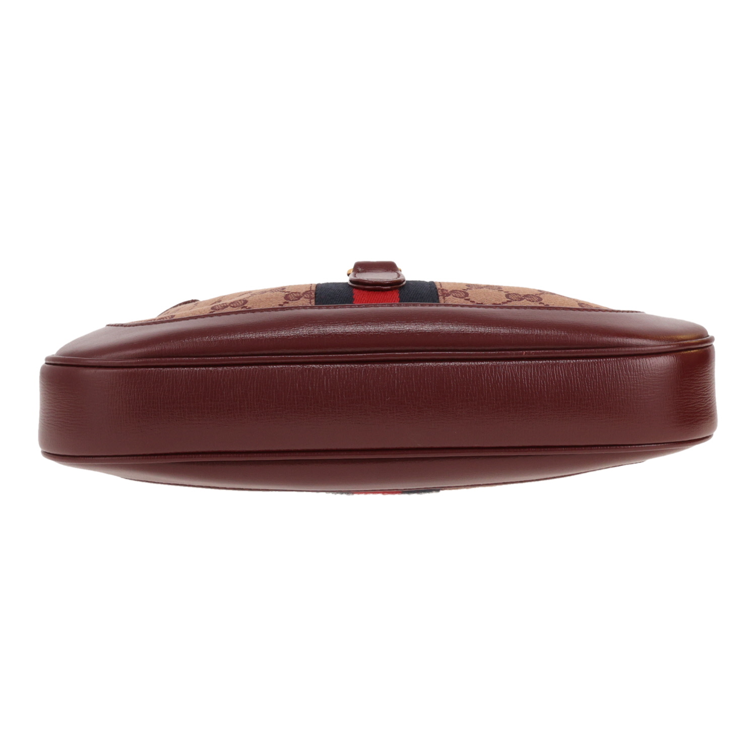 Sac à main Gucci  Jackie en toile sûpreme GG bordeaux et cuir bordeaux - Detail D1