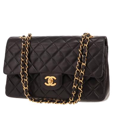 Bolso Chanel «Timeless Classic» de piel acolchada negra