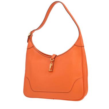 Borsa Hermès  Con finiture in pelle Togo Orange