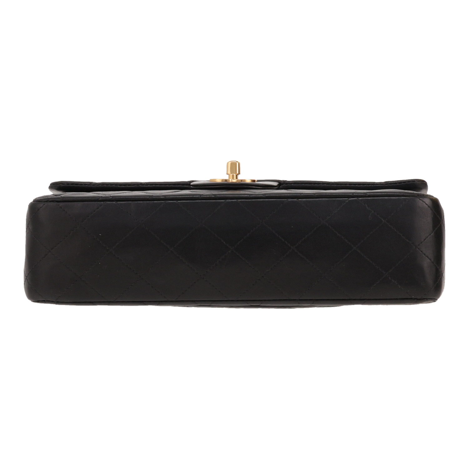 Chanel   handbag  in black quilted leather - Detail D1