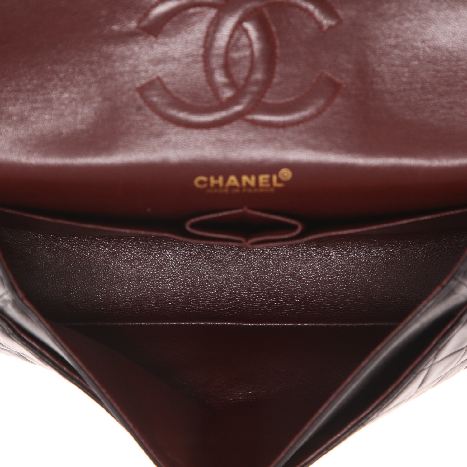 Sac à main Chanel   en cuir matelassé noir - Detail D3