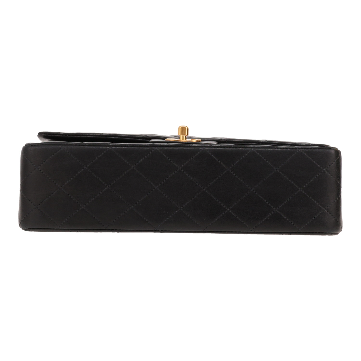 Chanel  Timeless Classic handbag  in black quilted leather - Detail D1