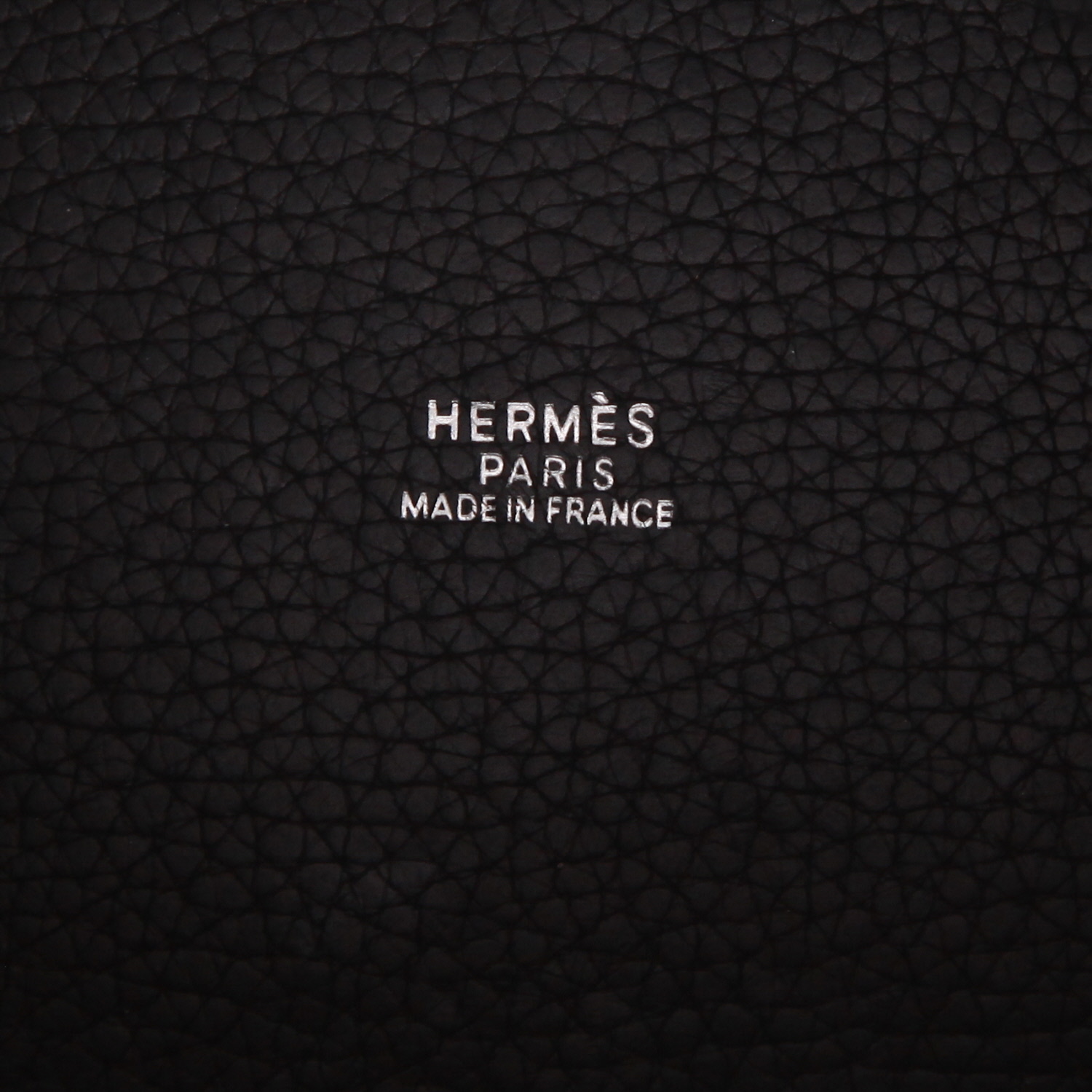 Sac à main Hermès  Picotin 18 cm en cuir togo noir - Detail D2