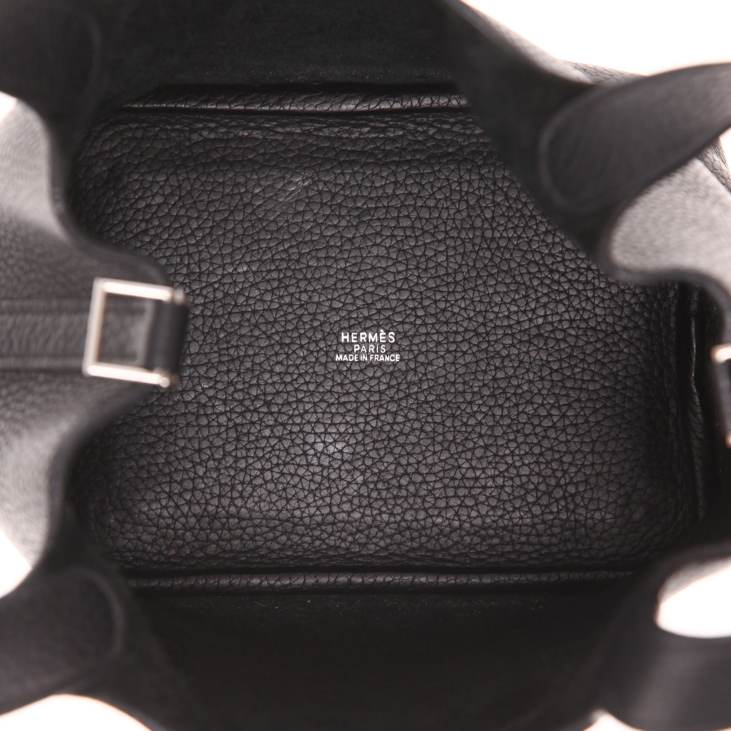 Borsa Hermès Picotin da 18 cm in pelle Togo Noir - Detail D3