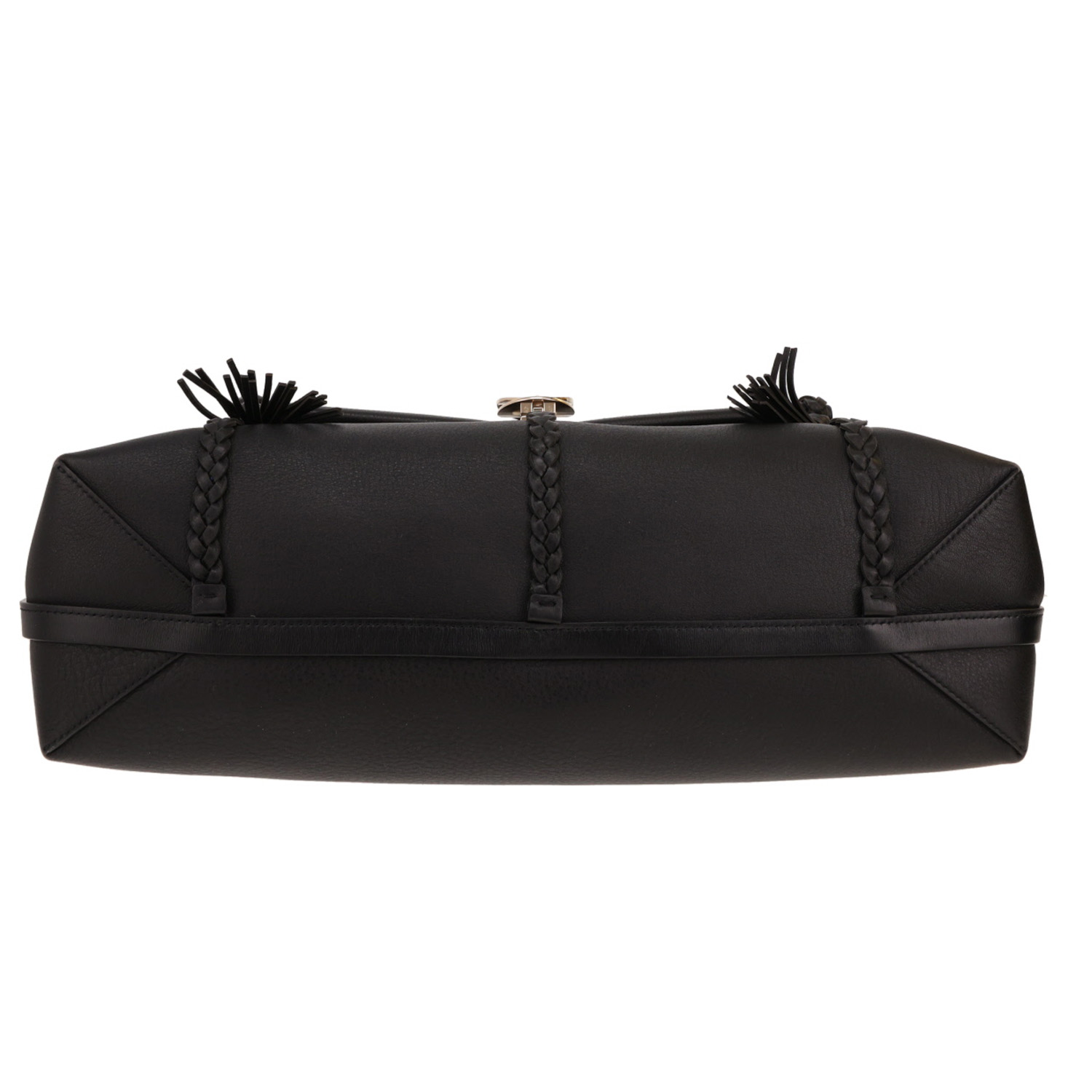 Chloé  Pénélope shoulder bag  in black leather - Detail D1