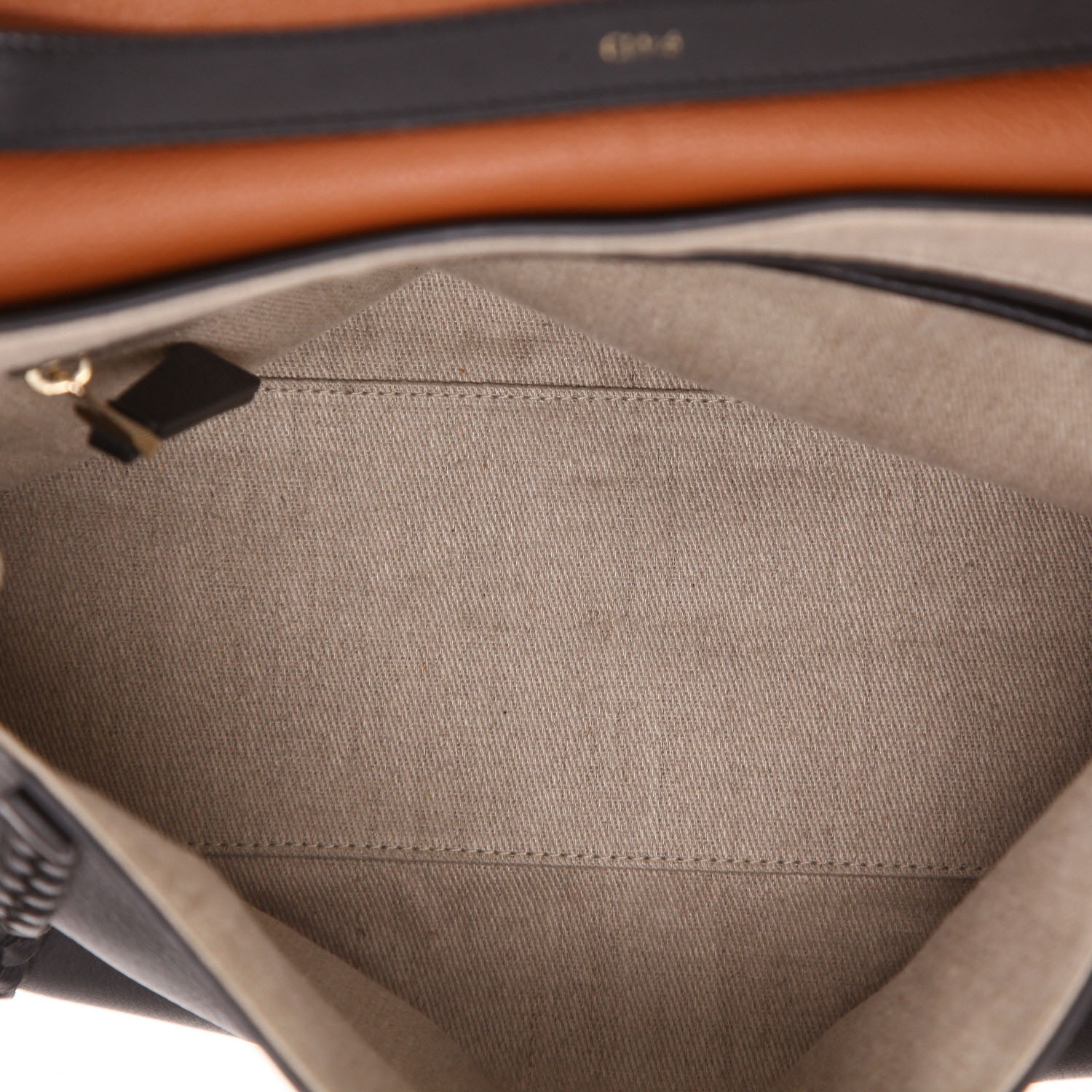 Bolso para llevar al hombro Chloé  Pénélope en cuero negro - Detail D3