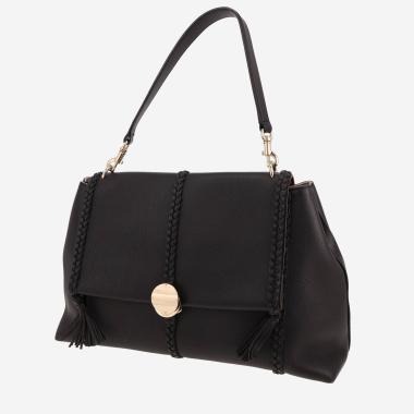 Sac porté épaule Chloé  Pénélope en cuir noir