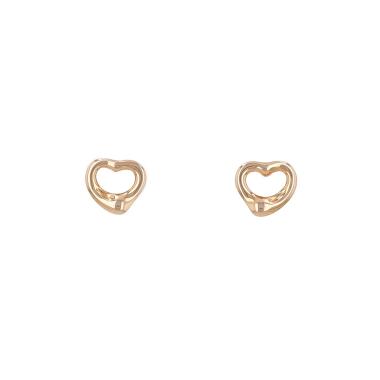 Coppia di orecchini Tiffany & Co Open Heart, modello medio, in oro rosa