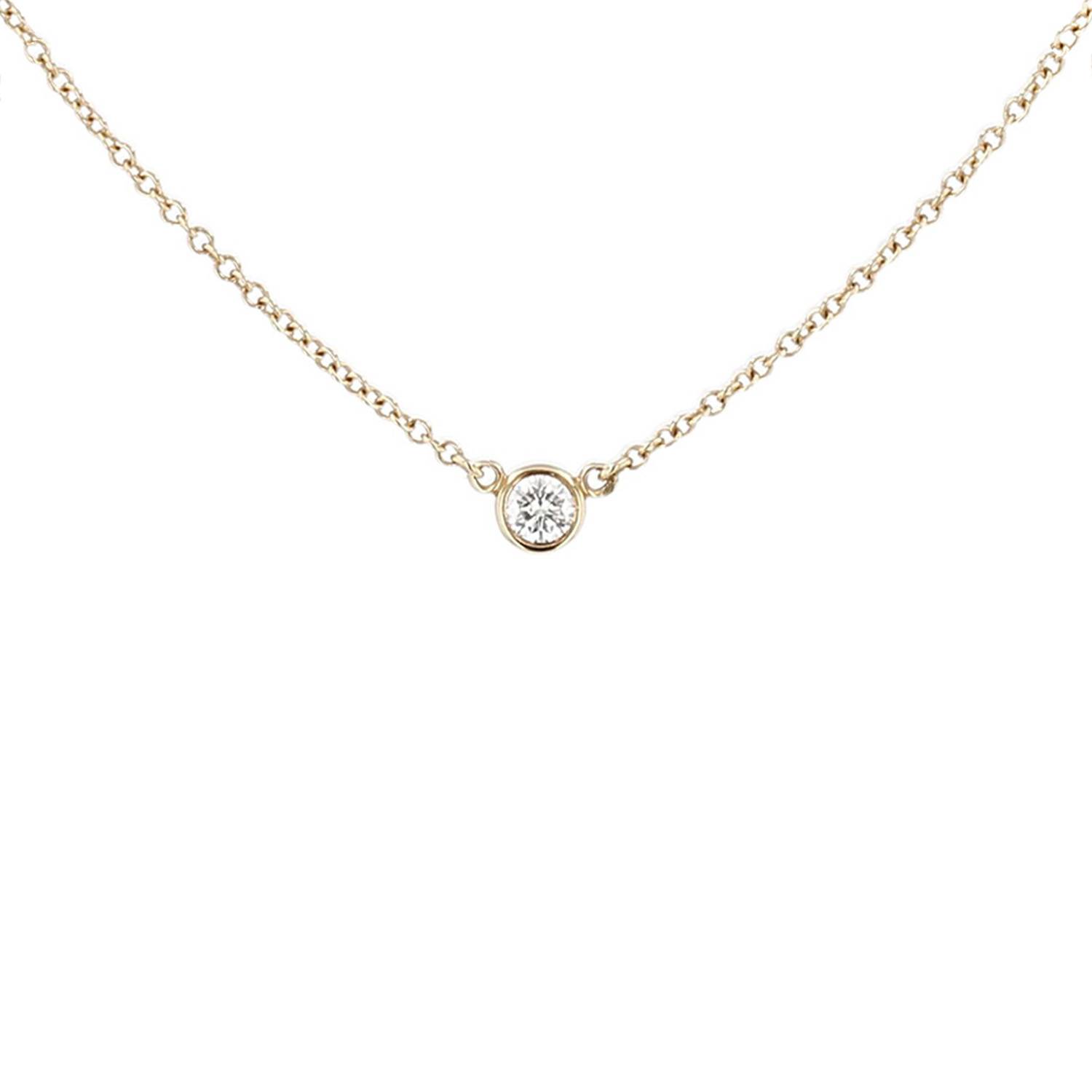 Collier Tiffany & Co Diamonds By The Yard en or jaune et diamant