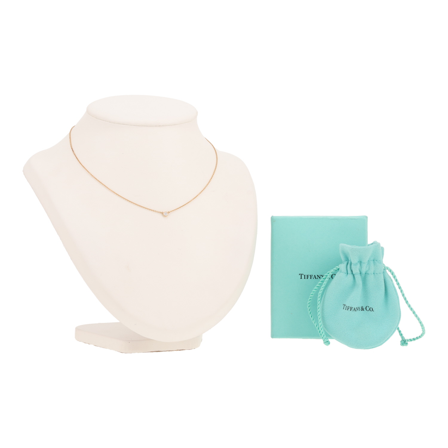 Tiffany & Co ‘Diamonds By The Yard’ necklace in yellow gold and diamonds - Detail D2