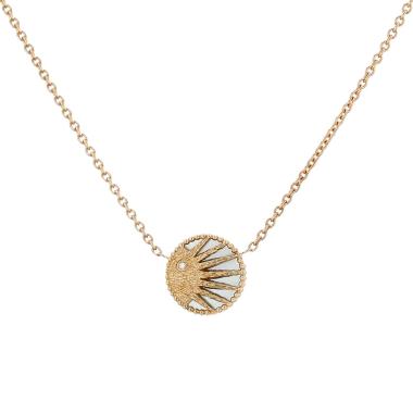 Collana Dior Rose Céleste in oro giallo, madreperla e diamante