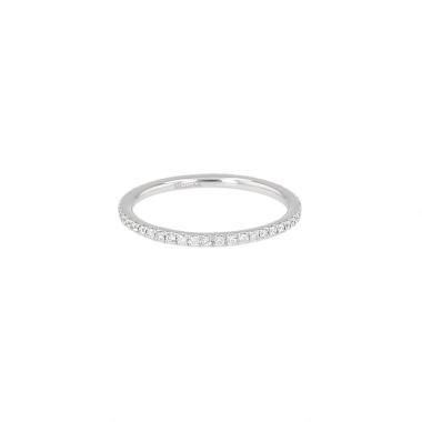 Messika Gatsby wedding ring, size XS, in white gold and diamonds