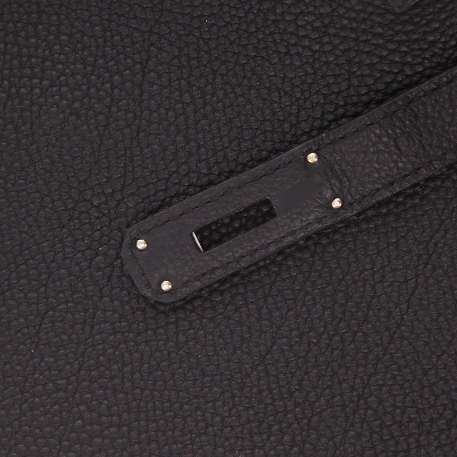 Borsa Hermès  Birkin 35 cm in pelle togo nera - Detail D4
