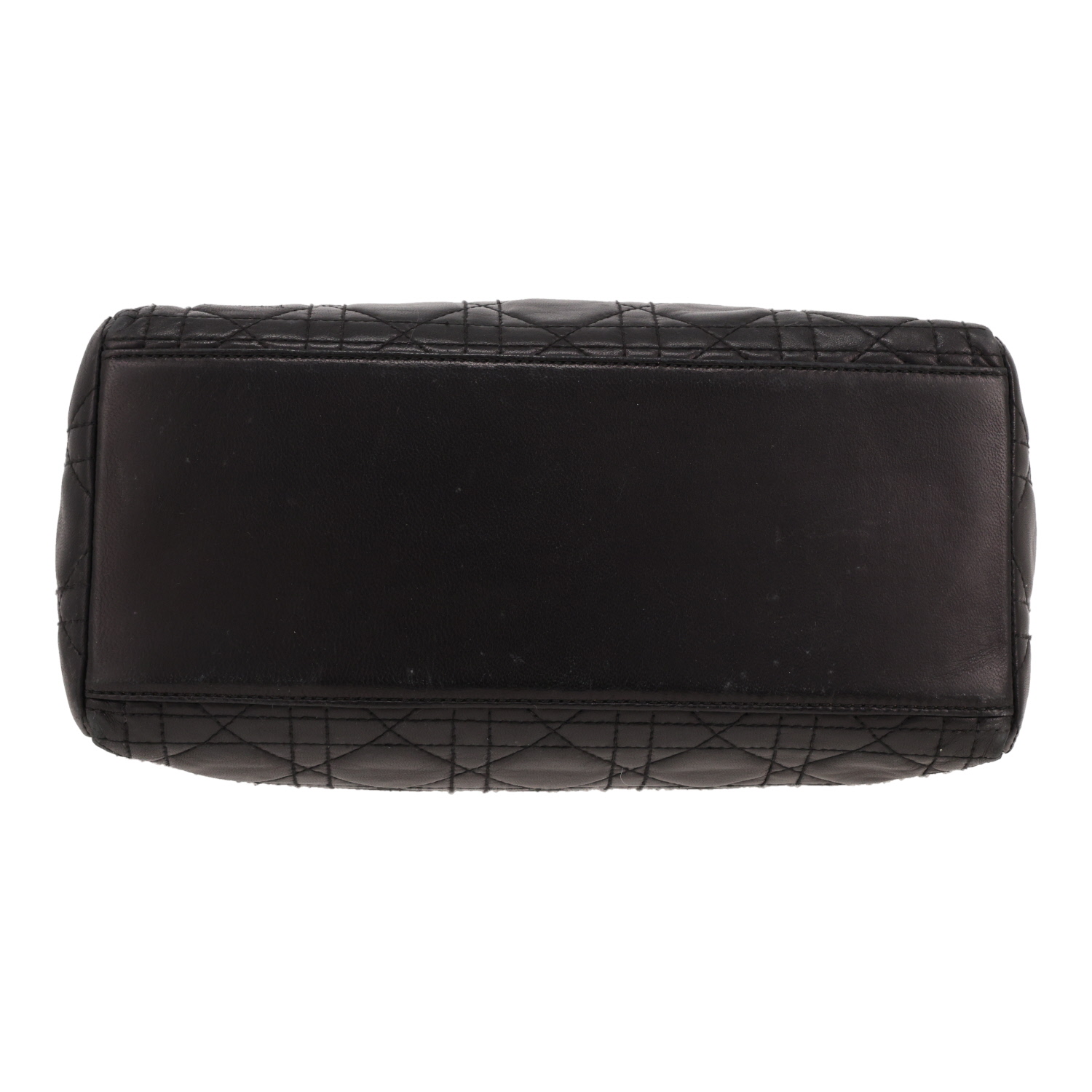 Borsa Dior  Lady Dior in pelle cannage nera - Detail D1
