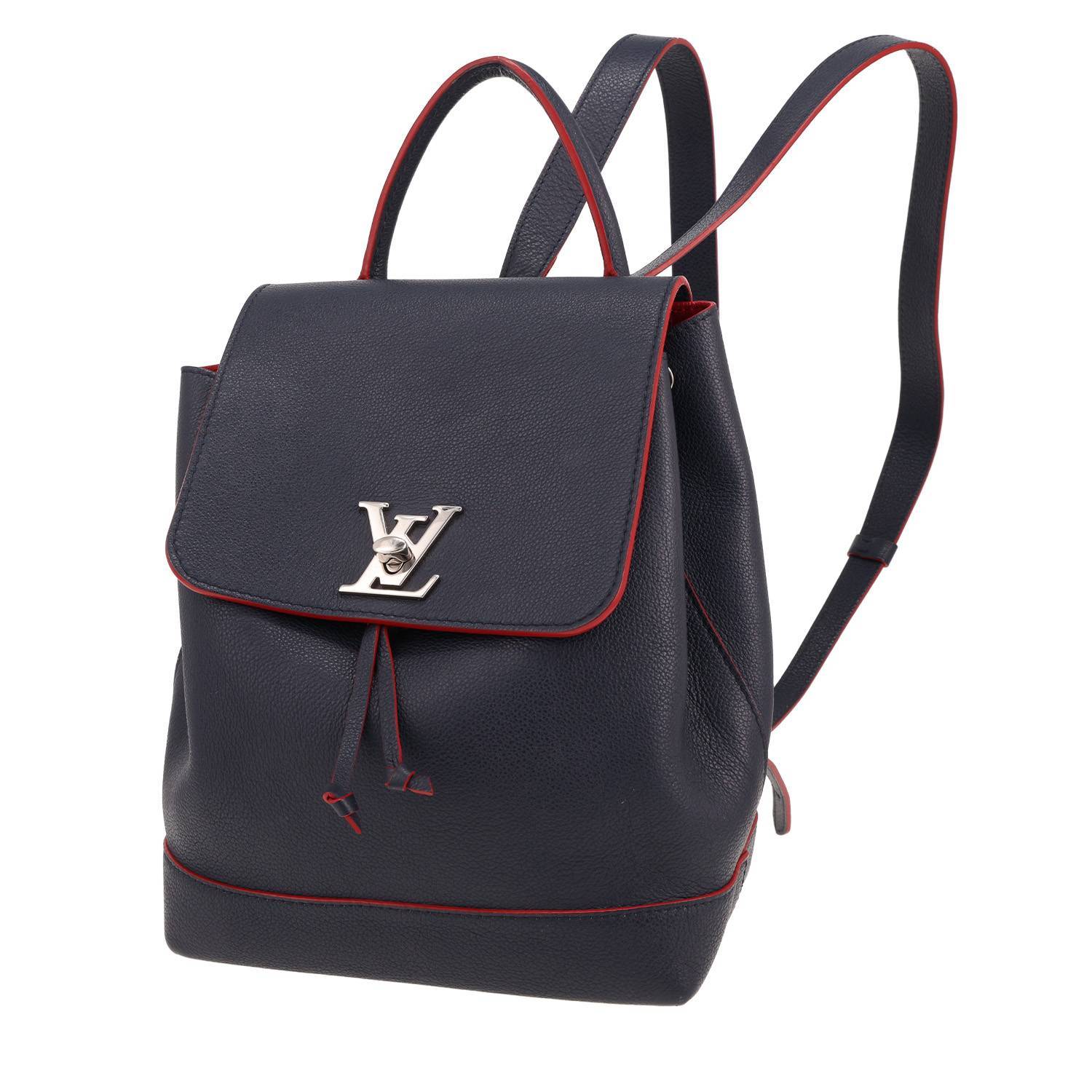 Sac à Dos Louis Vuitton Lockme Bleu Marine Occasion Sac à Dos Louis Vuitton Lockme Bleu Marine Occasion