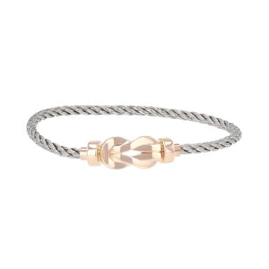 Bracciale Fred Chance Infinie modello medio in oro rosa