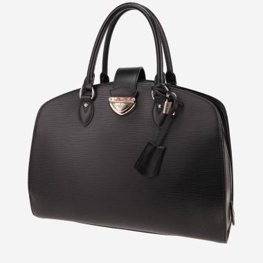 Bolso de mano Louis Vuitton  Pont Neuf en cuero Epi negro
