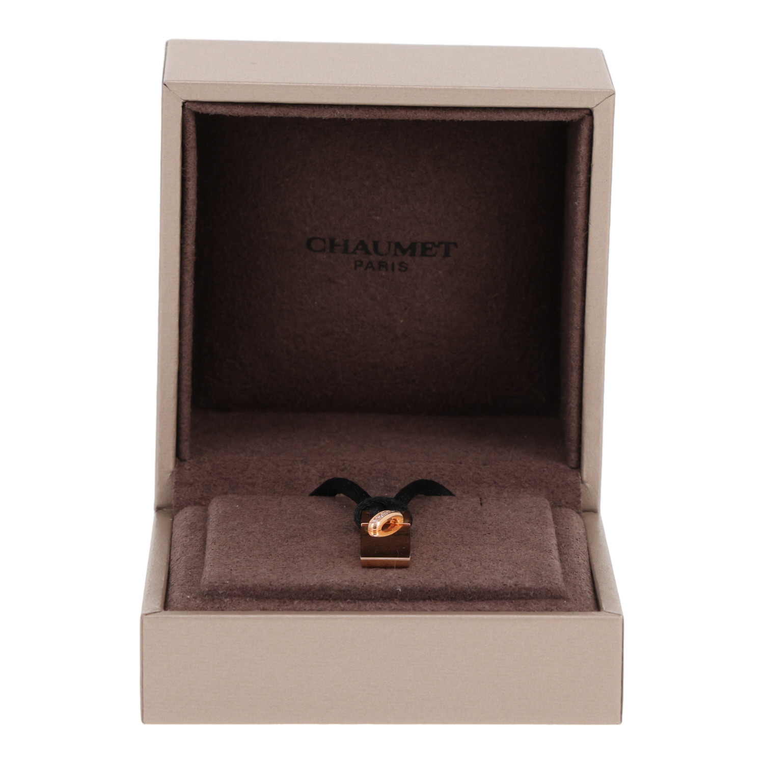 Chaumet ‘Lien’ pendant in rose gold and diamonds - Detail D2