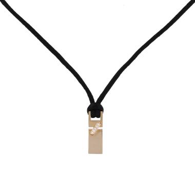 Ciondolo Chaumet “Lien” in oro rosa e diamanti