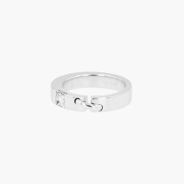 Bague Chaumet Lien en or blanc et diamant