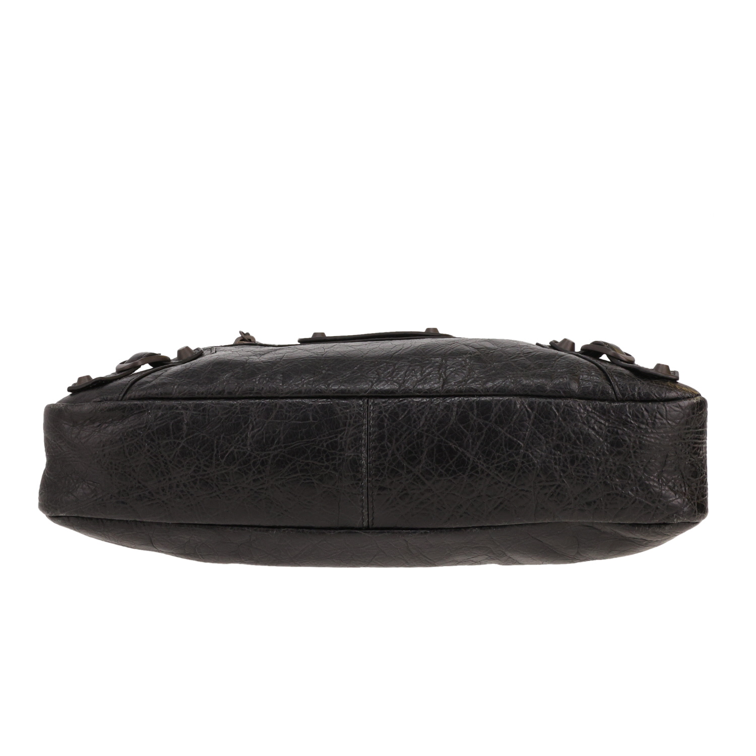 Balenciaga  First handbag  in black burnished leather - Detail D1