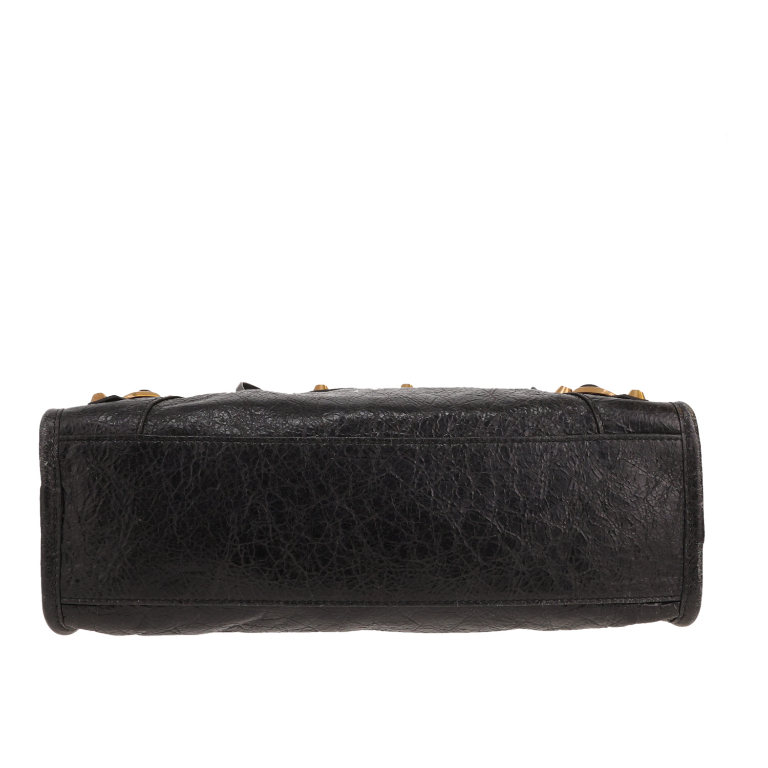 Borsa Balenciaga  City modello piccolo  in pelle nera - Detail D1