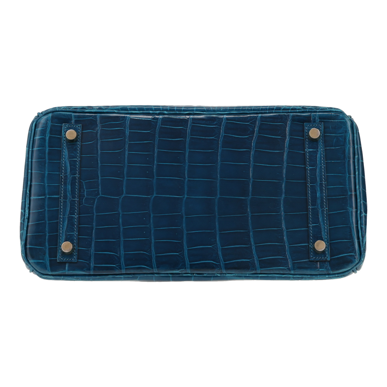 Hermès Birkin handbag, 30 cm, in Izmir Blue Nile crocodile - Detail D1