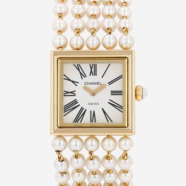 Orologio Chanel Mademoiselle in oro giallo Circa 1992