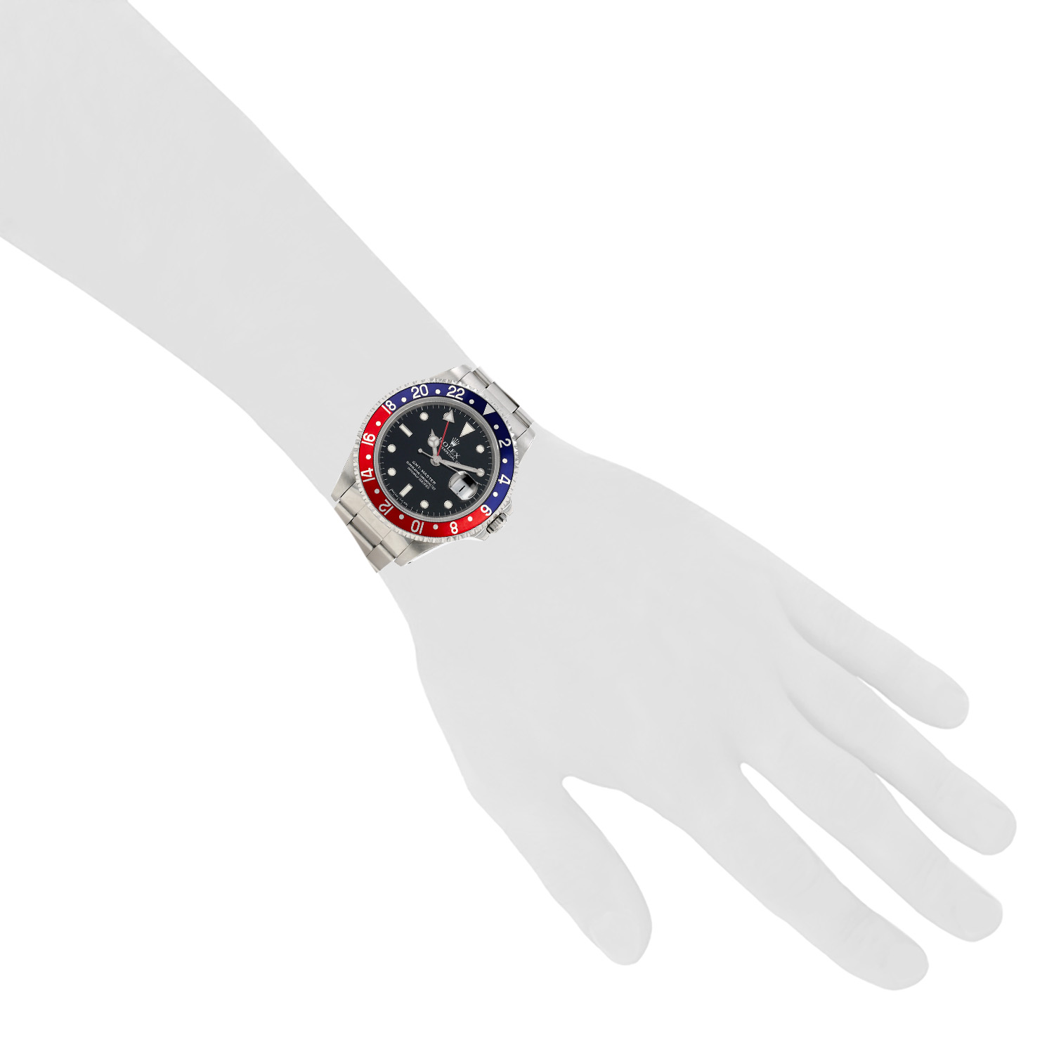 Rolex GMT-Master  in stainless steel Ref: Rolex - 16700  Circa 1991 - Detail D1