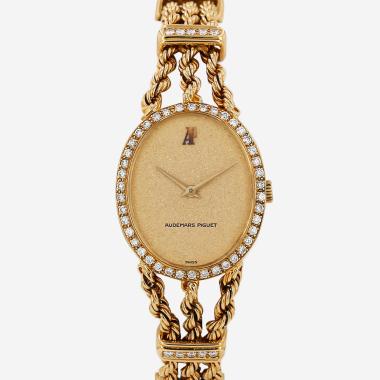Montre Audemars Piguet Vintage en or jaune Vers 1981