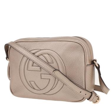Sac bandoulière Gucci  Soho Disco en cuir grainé doré