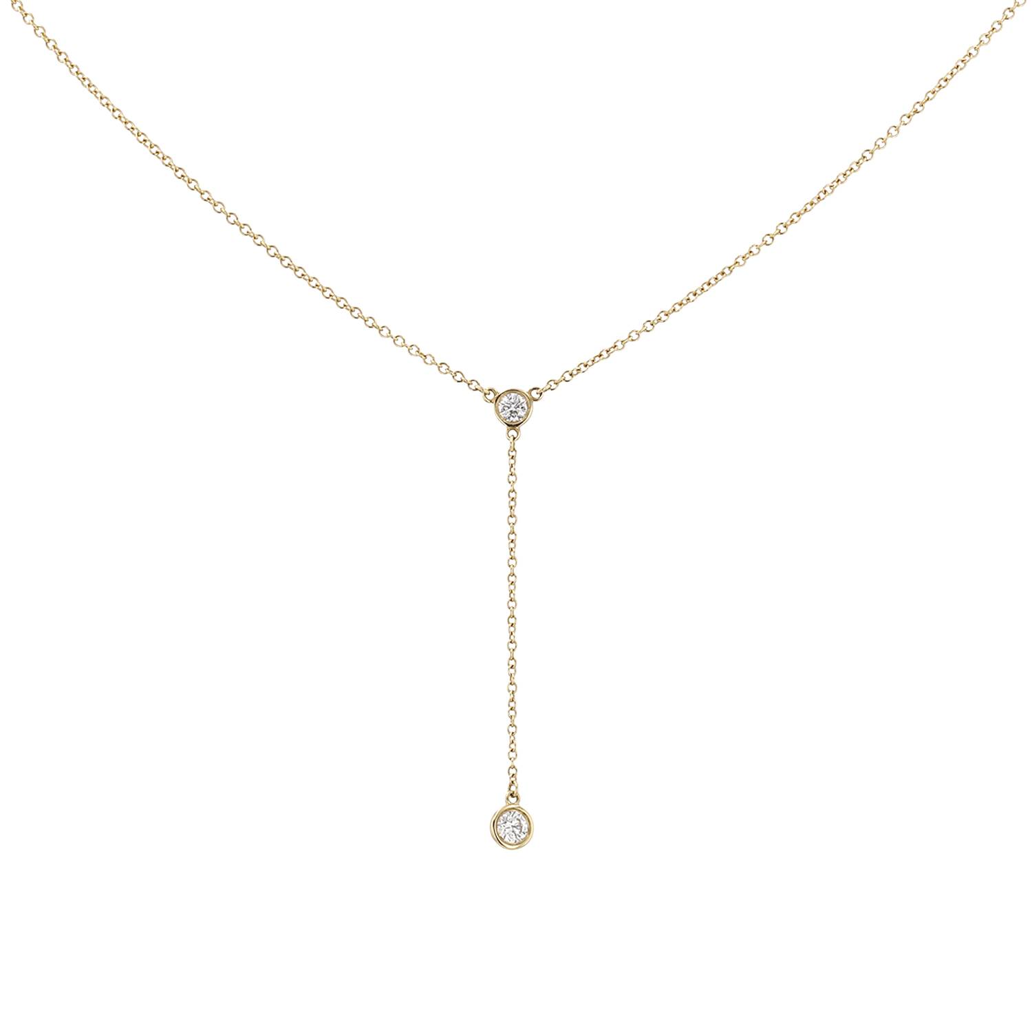 Collier Tiffany & Co Diamonds By The Yard en or jaune et diamants
