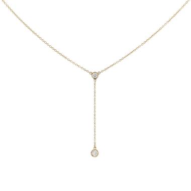 Tiffany & Co ‘Diamonds By The Yard’ necklace in yellow gold and diamonds